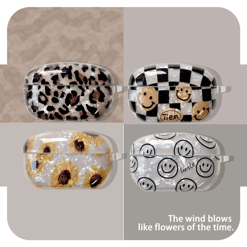 New suitable for Sony Sony wf1000XM5 charging warehouse shell pattern imd earphone case protective cover