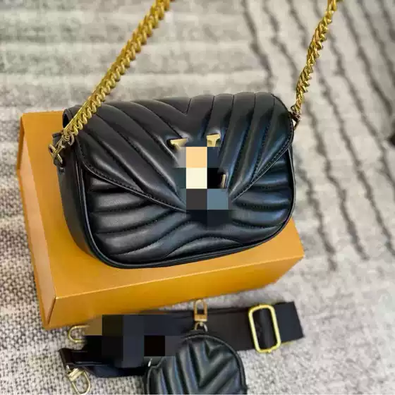 Cross border wholesale NEW WAVE chain bag women's single shoulder diagonal cross V Lingge L home horizontal single shoulder diagonal cross bag