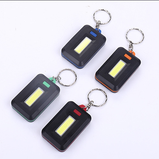 Lámpara de llaver cuadrada lámpara portátil camping al aire libre lámpara de montaña mini COB lámpara de llaver lámpara de trabajo