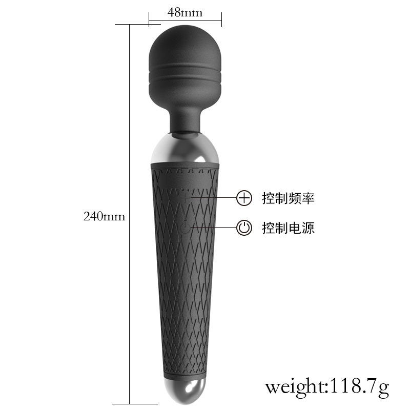Multi-frequency av vibrator female second tide masturbator strong shock massage stick Knight vibrator sex toys wholesale