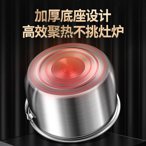 304 stainless steel lard basin household large capacity sealed oil storage tank with lid thickened high temperature resistant oil pot with handle