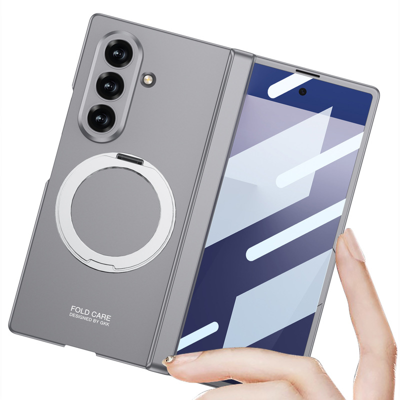 Samsung Z Fold 40% off スタックスクリーン携帯電話ケース外部磁気リングワイヤレス充電 z Fold7 スタンド保護カバーに適しています|undefined