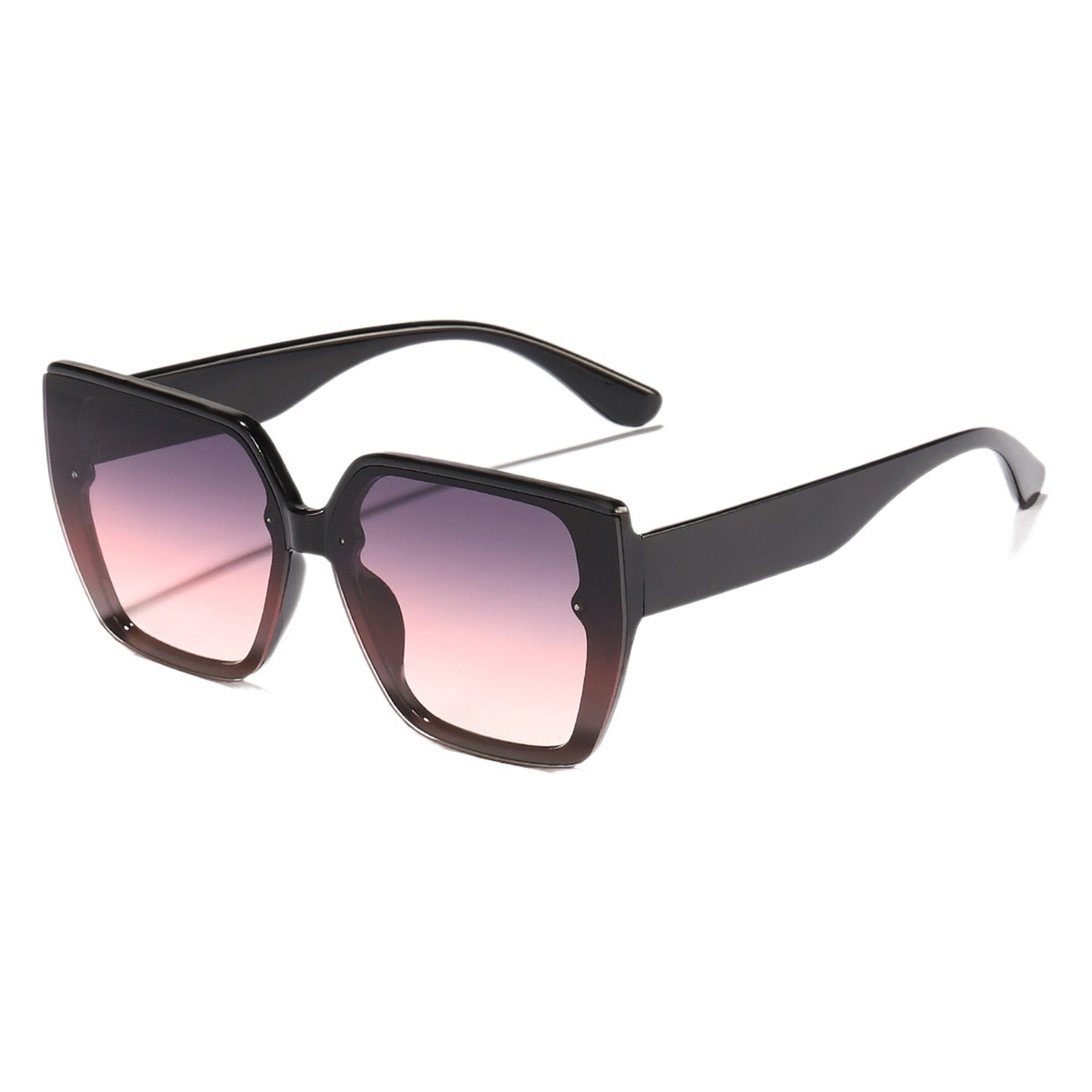 2024 estilo coreano elegante marco llano cara pequeñas gafas de sol al aire libre moda desgaste esencial gafas de sol de protección solar