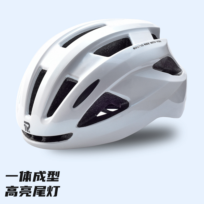 Casco de bicicleta para hombres, bicicleta de montaña, equilibrio de carretera, lámpara trasera, sombrero de casco para mujeres, equipo de bicicleta