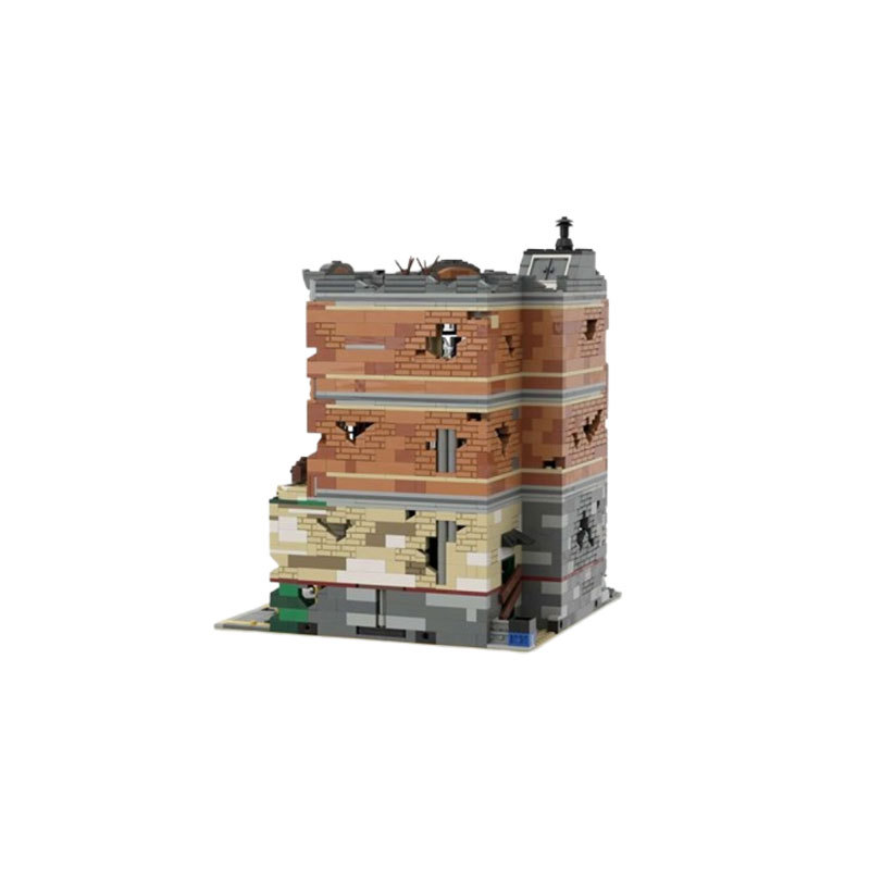 Architectural Cityscape Small Particle Building Blocks Set_voghion.com