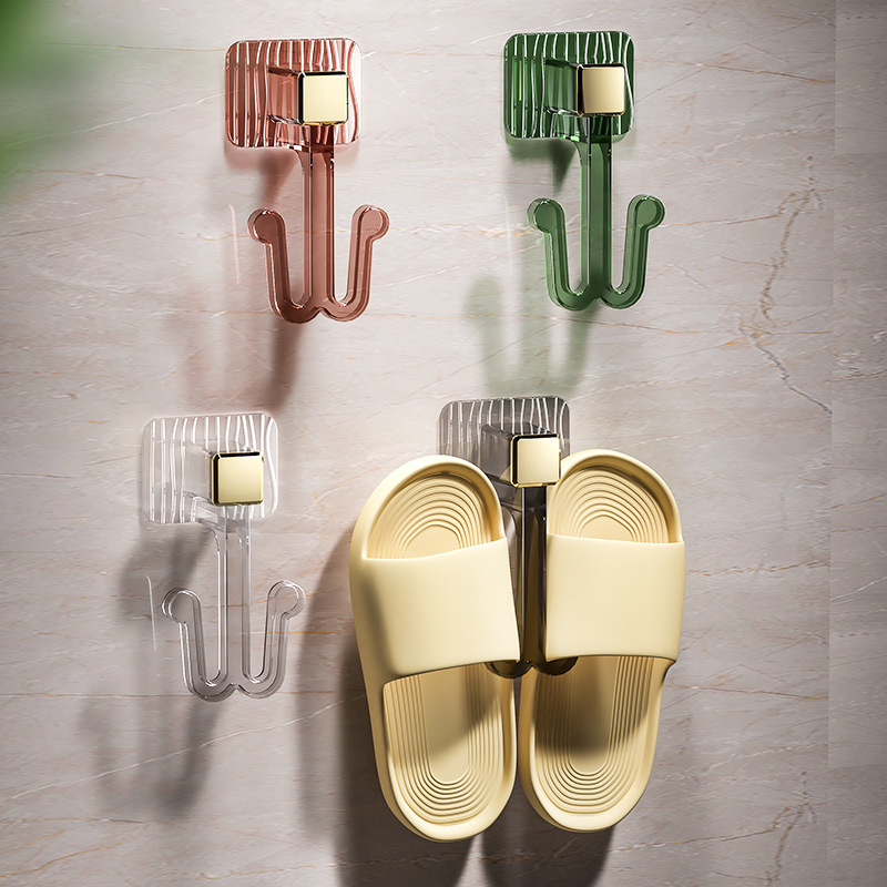 Toilet Storage Rack Bathroom Punch-free Slipper Rack Shoes Storage Rack Artifact Toilet Wall-mounted Draining Rack