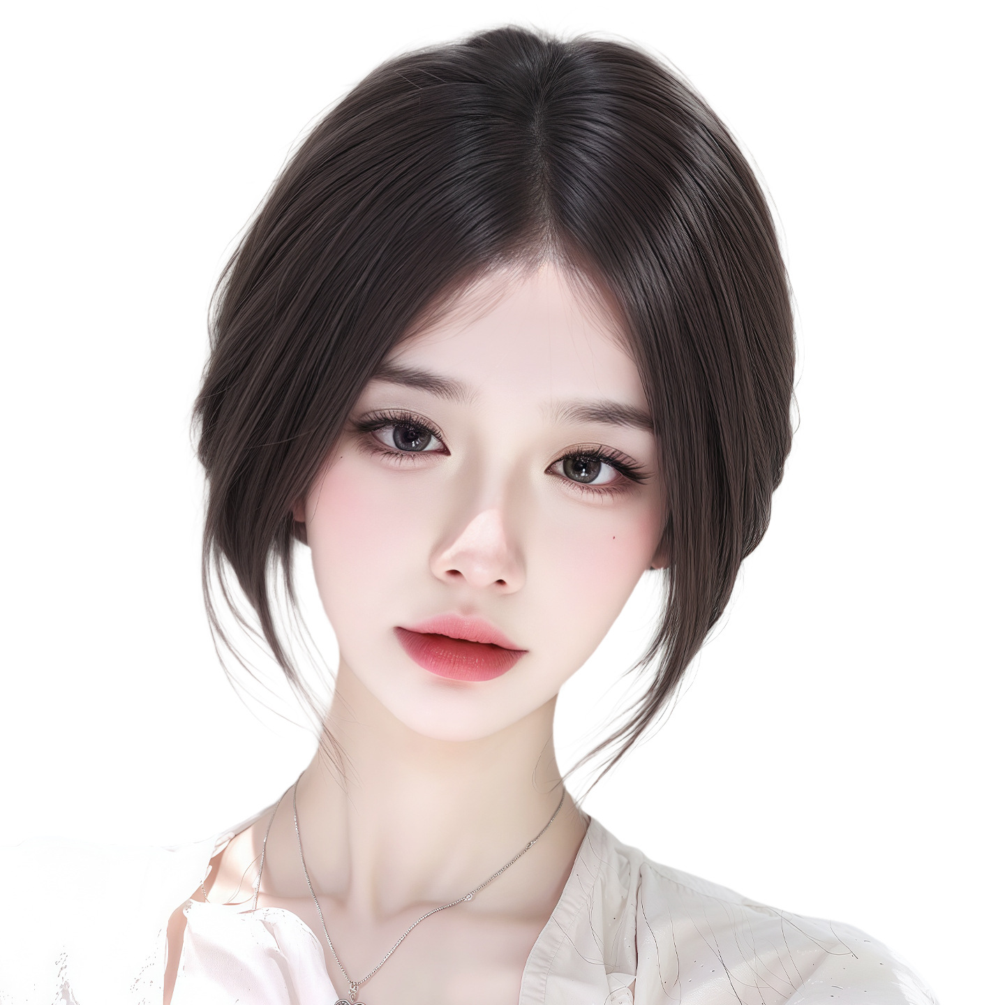 Peruca para mujeres, aumento de cabello, reposición de cabello flojo, cráneo alto, entrega natural de agujas, peluca de piel.