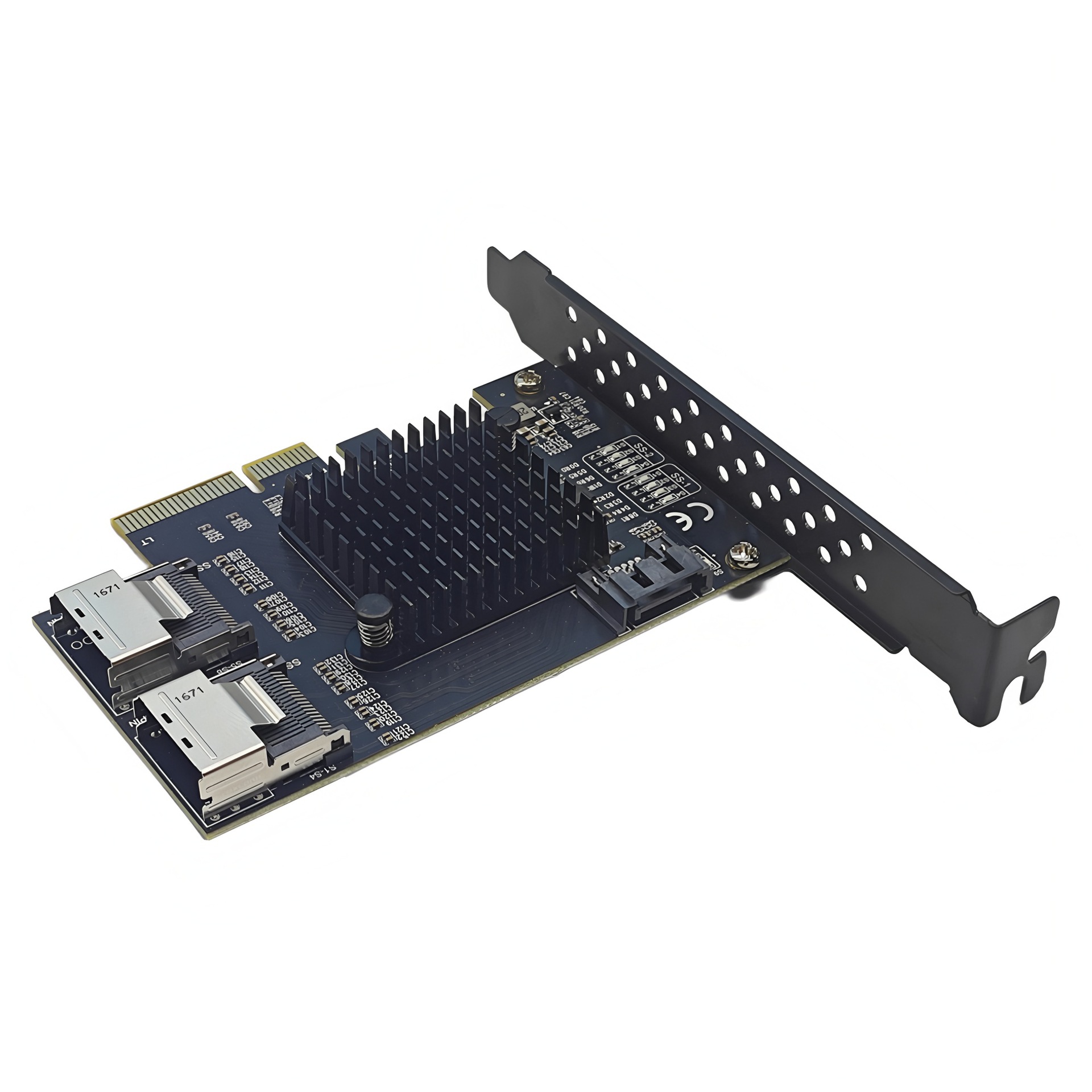 PCI-Eת2��MINISAS SFF-8087+SATA��ת9��SATA3.0Ӳ��6G��չ��