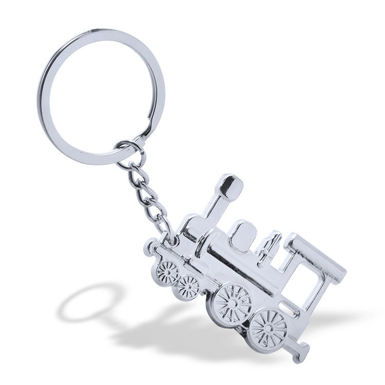 Train Head Keychain Personalized Train Cab Shape Keychain Mini Locomotive Factory Direct Sale