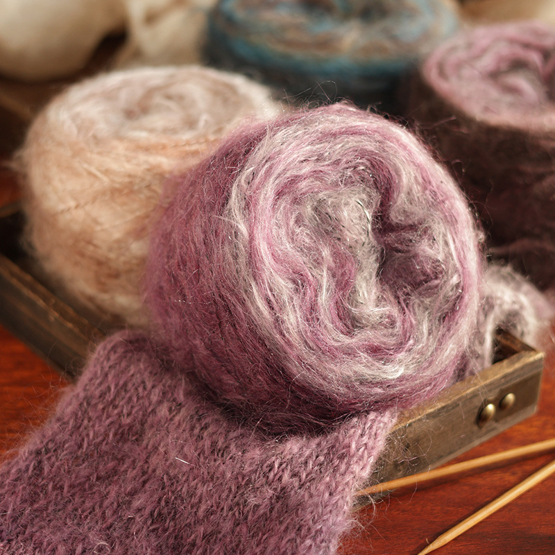 woolen rainbow woven sweater handmade