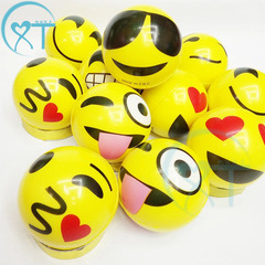 兒童運動玩具球 pu發泡海綿彈力球 6.3cmPU球卡通表情球開心笑臉