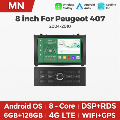 system for Peugeot 407, DVD Navigation