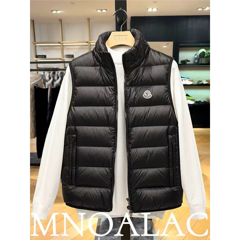 Letter-Embossed Collar Vest Puffer Jacket for Men, 2026 Autumn and Winter Warm Outerwear for Men and Women, Vest Jacket for Women