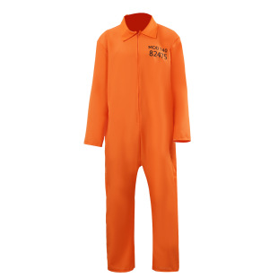 万圣节囚服cos服囚服监狱橙色连体囚犯服电影角色演出cos服-阿里巴巴