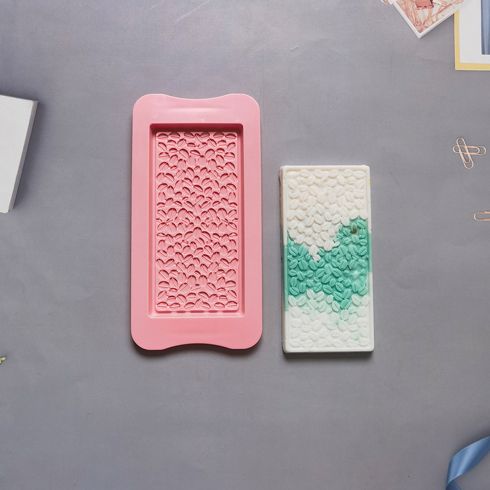 Granos de café chocolate 461 pastel molde de silicona gelatina torta molde de pan herramientas de horneado