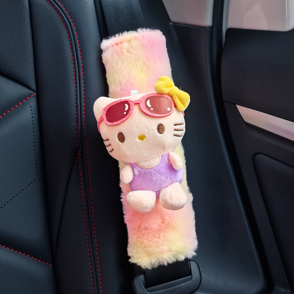 Funda Protectora Universal de Hombro para Cinturón de Auto de Poliéster con Dibujos Animados