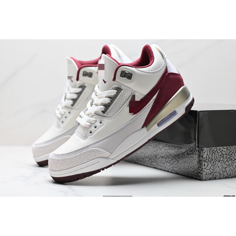 Aj3 Men's and Women's Basketball Shoes Cross-Border Original Fujiwara Hiroshi Cement Gray White Jordan 3 Olive Green Cherry Blossom Pink Air-Cushioned Sports Shoes Aj3 Men's and Women's Basketball Shoes Cross-Border Original Fujiwara Hiroshi Cement Gray White Jordan 3 Olive Green Cherry Blossom Pink Air-Cushioned Sports Shoes