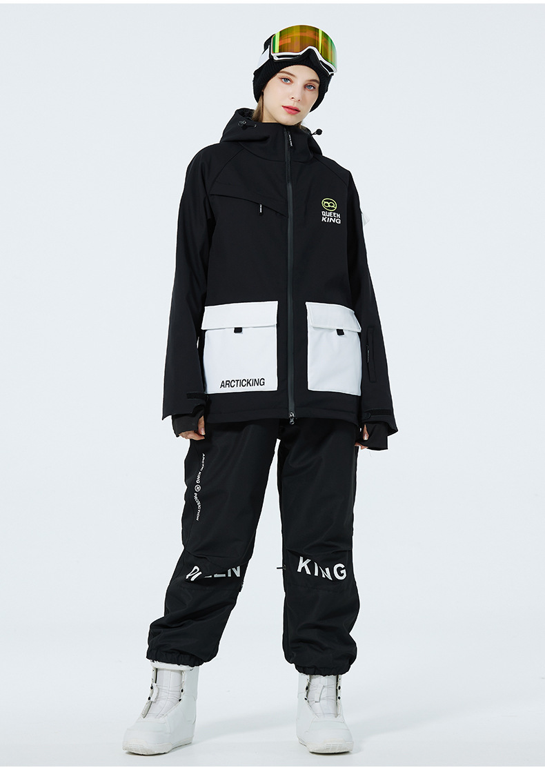 Men's Clothing Ski suit set warm and thick ski suit set single board double board ski suit_voghion.com
