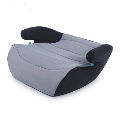 Child Safety Seat Booster Cushion Car child safety seat - black-gray-auxiliary-belt