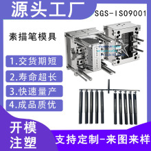 范仕达新型素描笔杆外壳加工 精密注塑成型 多腔笔模具注塑模具厂