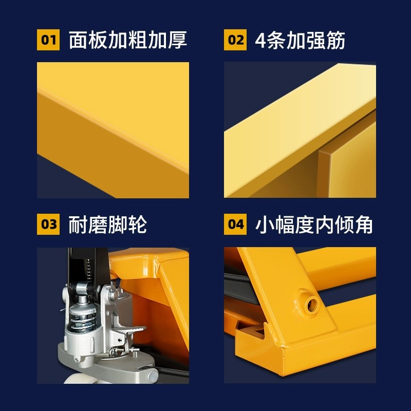 carretilla elevadora manual 2 toneladas 3 toneladas 5 toneladas 550 / 685 camión de transporte hidráulico de buey pallet logístico carretilla elevadora hidráulica manual