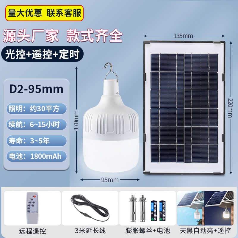ソーラー電球家庭用屋外ガーデンライト新しい超高輝度防水分割屋内照明東南アジアで売れ筋|undefined