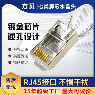 ��ؐCAT7ˮ���^RJ45�f��僽�������β�A1.3MM���׃ɼ�ʽ���
