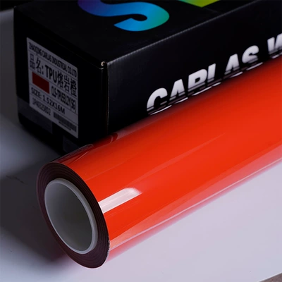 Direct Supply Wholesale Price Invisible Car | Auto Color Change Film - crystal-lava-orange-152m15m