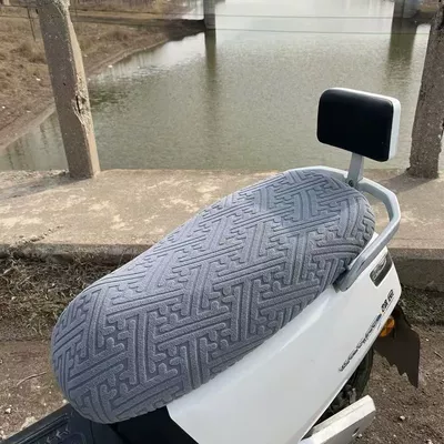 New Anti-Slip Elastic Winter Electric Vehicle Seat Cushion Cover Universal Motorcycle Seat Cushion Cover (Electric car cushion) - electric-vehicle-mat-grey-1-piece-packed