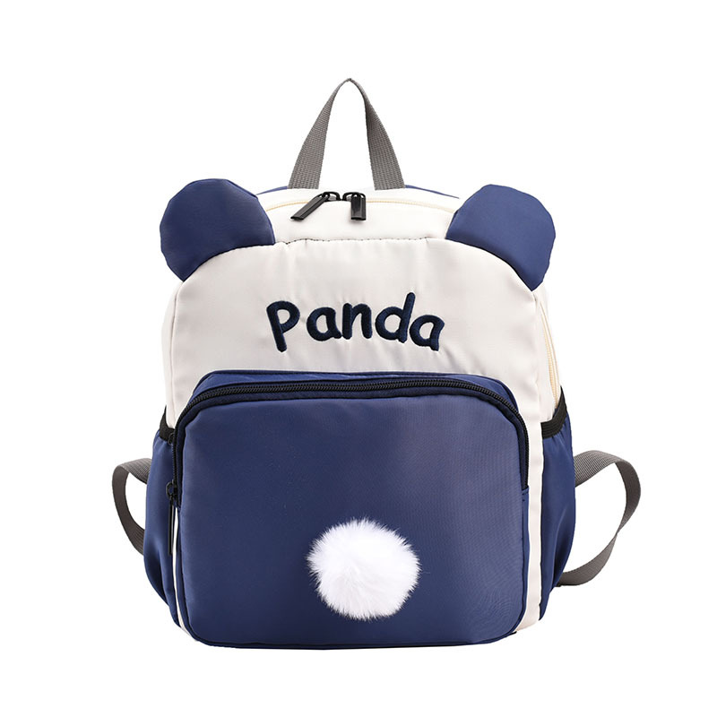 Mochila de lona de color de contraste de jardín de infantes 2023 temporada escolar