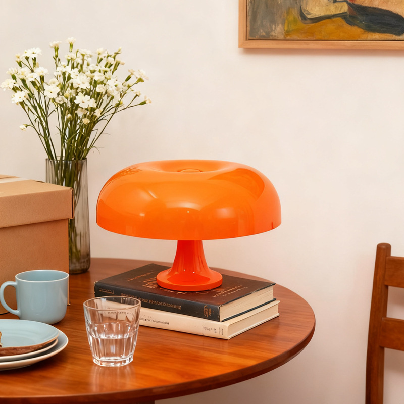 USB Light Bulb Cross-Border Danish Mushroom Lamp Korean Ins Creative Designer Living Room Bedroom Bedside Decorative Table Lamp