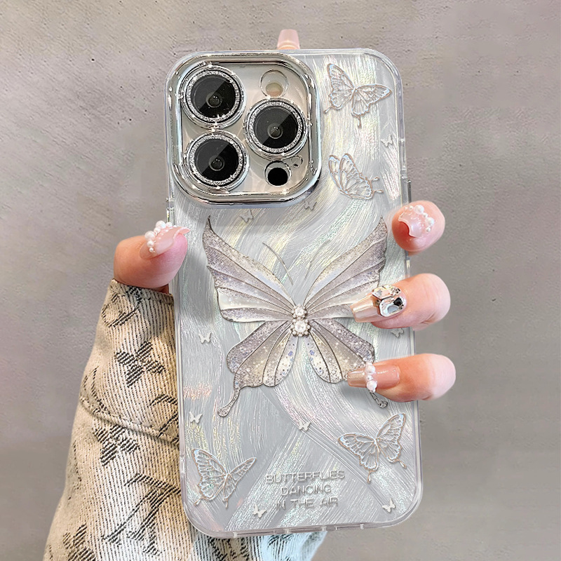 アップル15携帯ケースiphone14proフルスクリーン蝶ブレスレット13羽糸レンズ膜12高級感Xを適用|undefined