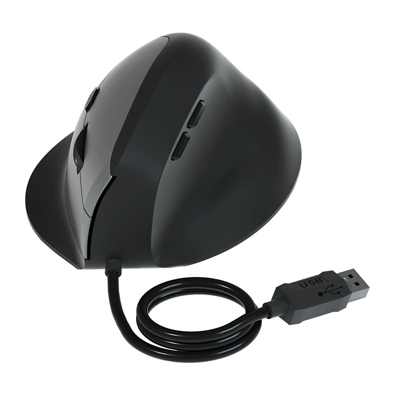 Spot direct supply ergonomics vertical mouse vertical side key office mouse computer cable ergonomics