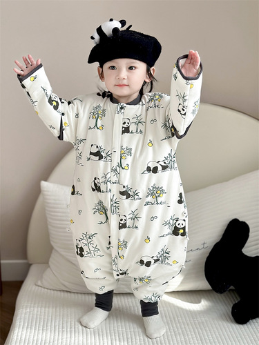 The second batch of winter constant temperature sleeping bags, baby anti-kicking quilts, children's split-leg sleeping bags, baby pajamas, loosely adjustable length