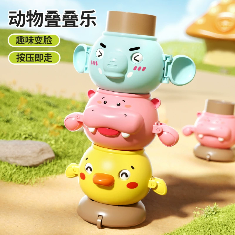 Amusing cartoon Jenga, tower, interactive toy, early education