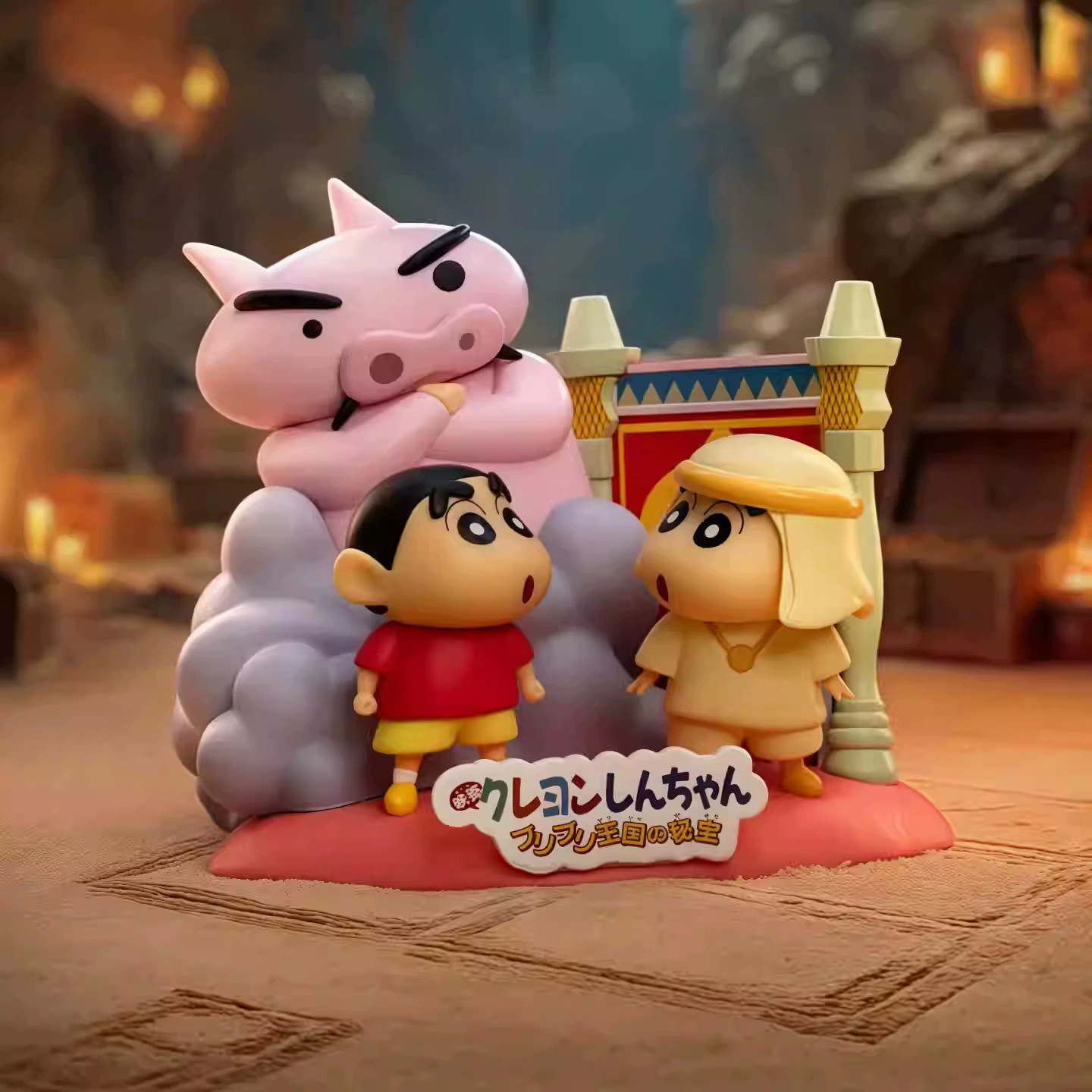 Подлинный 52TOYS Карандаш Шин-чан большая история знаменитая сцена слепая коробка милый куколка украшения аниме периферия парни и девушки