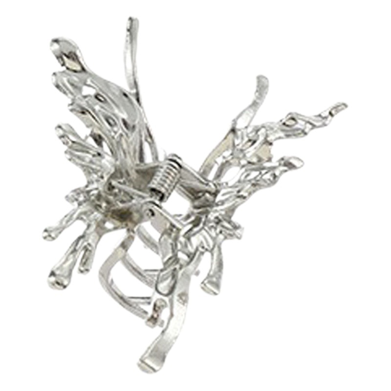 Pinza de pelo con forma de mariposa de metal para mujer, tamaño pequeño, pinza de tiburón para la parte posterior de la cabeza, horquilla, pequeño accesorio para el cabello, nuevo modelo 2025.