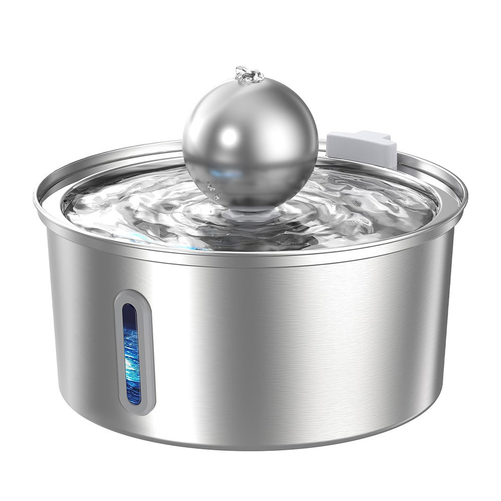Fábrica directa de gatos de acero inoxidable alimentador de agua inteligente para mascotas filtración automática circulación de agua viva beber agua