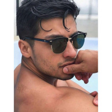 F 51598 Vintage Half-frame Sunglasses ���Ű���׶�̫����