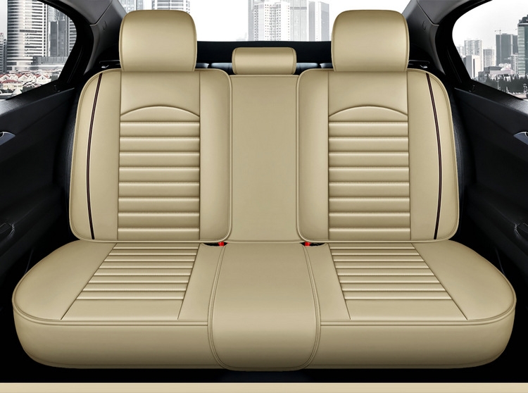 Cross-Border Foreign Trade Dropshipping Car Seat Cushions for All Seasons, Breathable, Fully Enclosed Leather Seat Covers, Car Seat Covers, Seat Cushion Covers