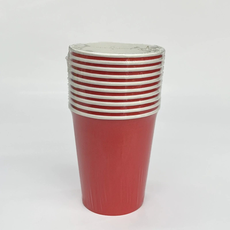 Tazas de papel directas de fábrica personalizadas impresión logotipo de tazas de papel domésticas 250ml espesar tazas comerciales desechables tazas de papel