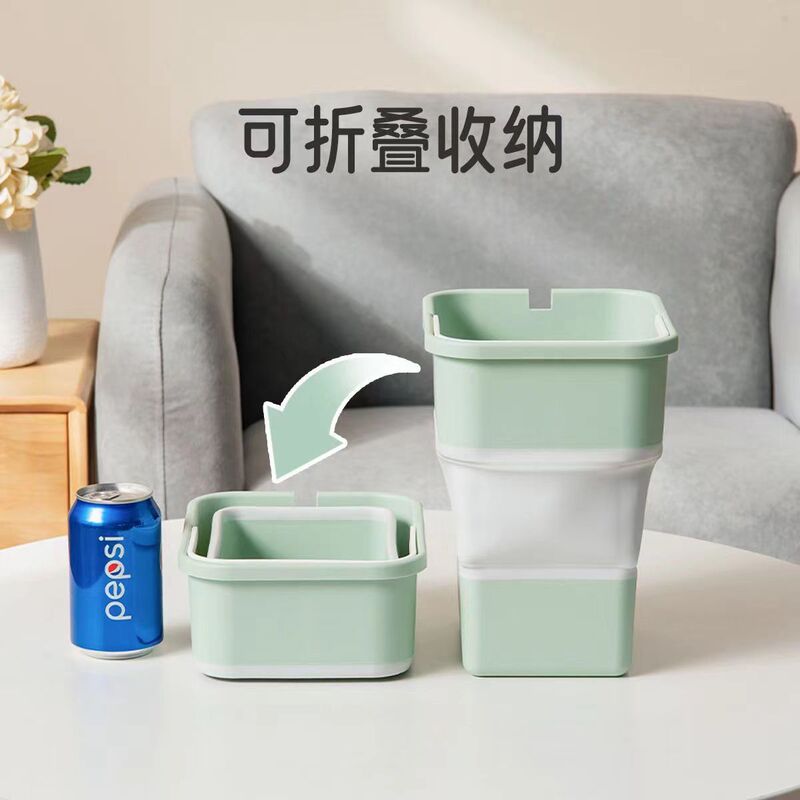 Car-Mounted Trash Can, Foldable, Large Capacity, Portable, Essential for Camping and Road Trips