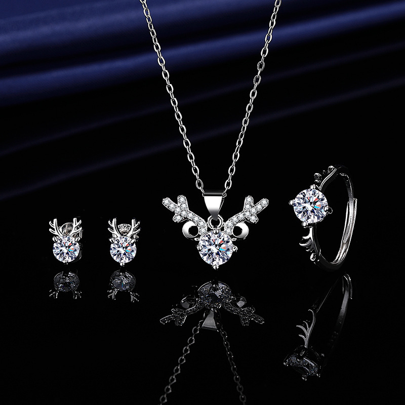 Popular In Japan Korea On Live: "Always With You" Ring, Necklace, And Earrings Set - A Gift For Your_voghion.com