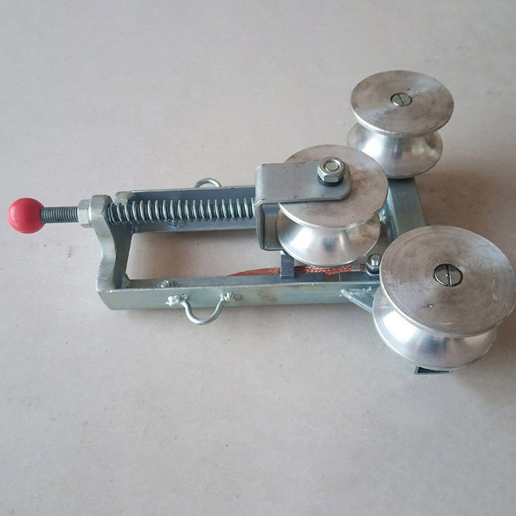 电力施工接地电缆滑车导电放线滑车消除感应电击地线滑轮