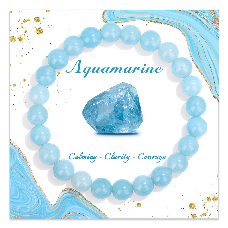 Cross-Border Amazon Best-Selling 4, 6, 8mm Natural Stone Bracelets, Fashionable, Simple, Versatile, Unisex Beaded Bracelets
