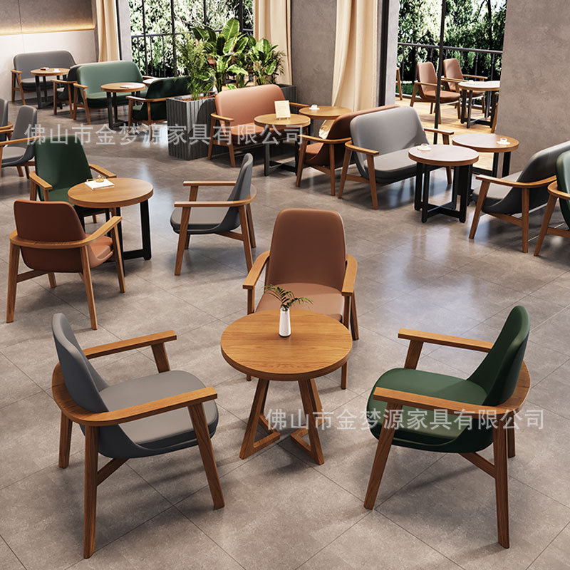 Hotel personalizado restaurante occidental de lujo ligero comedor de hierro forjado tienda de postres tienda de té de leche cafetería sofá mesa y silla combinación