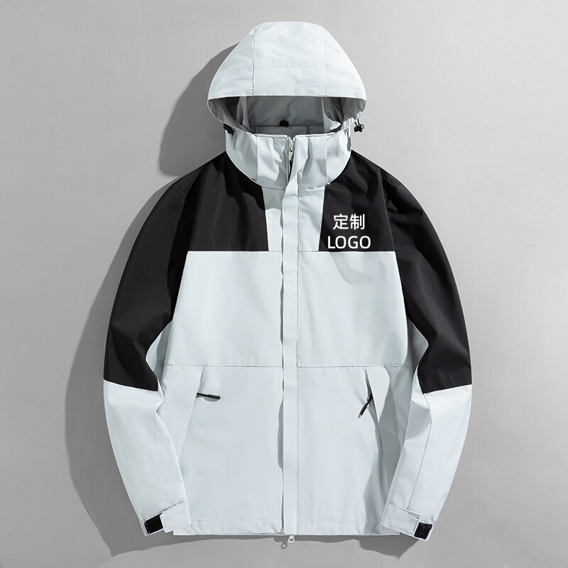 Spring and Autumn Season North Face Style Outdoor Single-Layer Windproof and Waterproof Jacket for Men and Women, Customizable with Logo