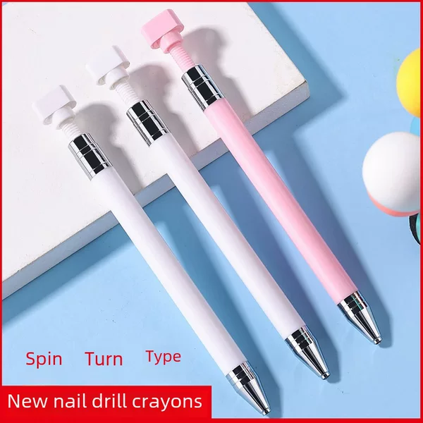 New Beauty nail point drill pen tool suction drill rotary point drill crayon stick nail nail point crayon stick drill wholesale