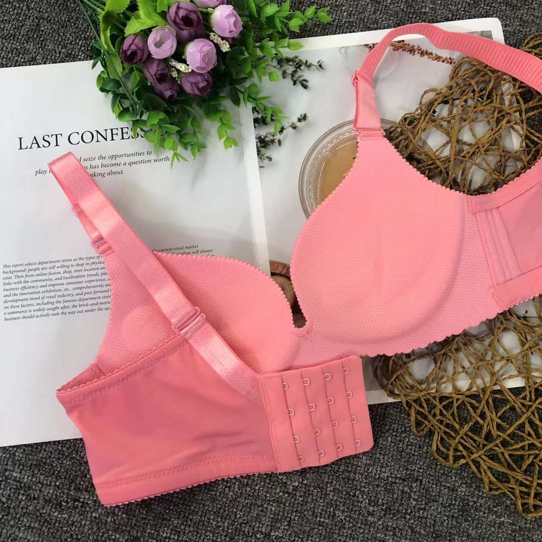 Filipino brillante sujetador ropa interior sin costuras medio grueso de alta calidad se reunieron multi-color multi-tamaño sujetador inalámbrico al por mayor