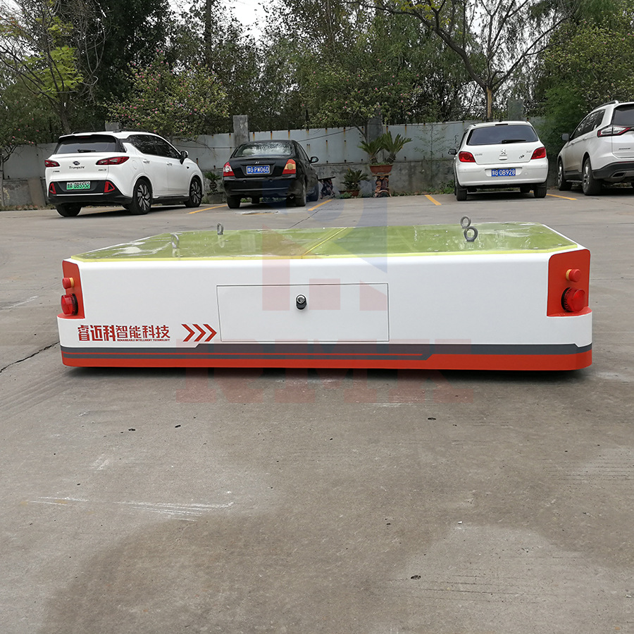 钢材转运20T遥控移动平板车模具转运电动无轨平车无线遥控无轨车